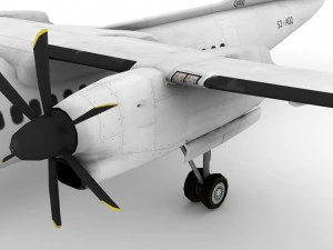 Dash Q400 3D Model