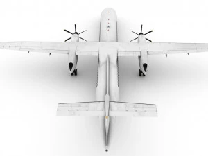 Dash Q400 3D Model