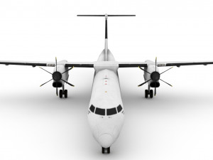 Dash Q400 3D 模型