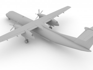 Dash Q400 3D 模型