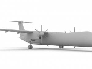 Dash Q400 3D 模型