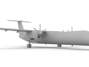 Dash Q400 3D Model
