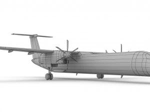 Dash Q400 3D Model