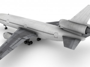 Douglas DC-10 3D Model