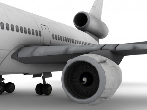 Douglas DC-10 3D Model