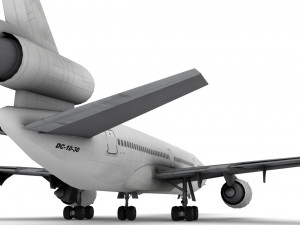 Douglas DC-10 3D Model