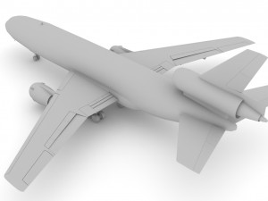 Douglas DC-10 3D Model
