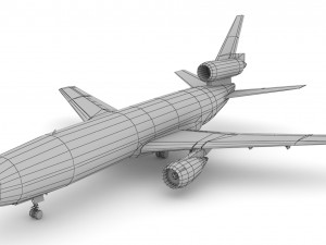 Douglas DC-10 3D Model