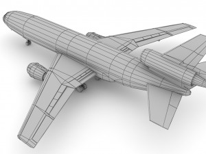 Douglas DC-10 3D Model