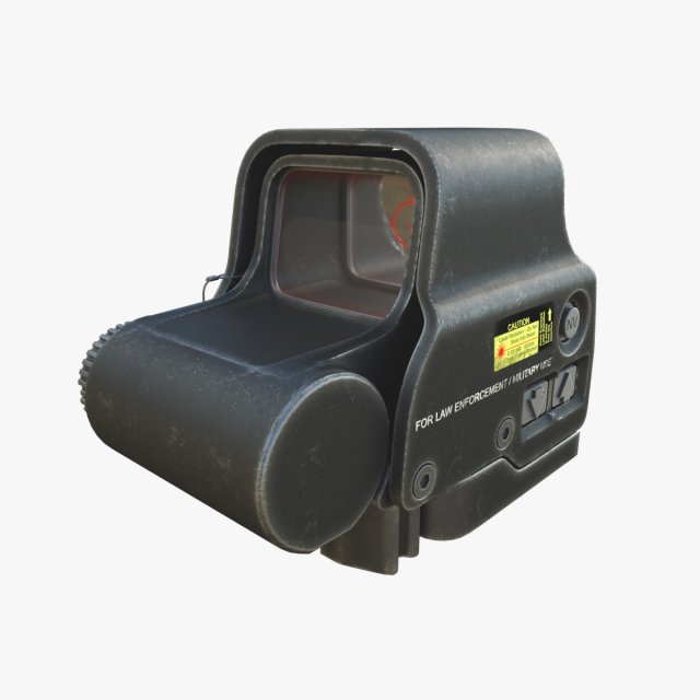 EOTech EXPS3-0 3D-Modell .c4d .max .obj .3ds .fbx .stl .blend 