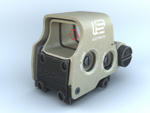 EOTech EXPS3-0 3D-Modell
