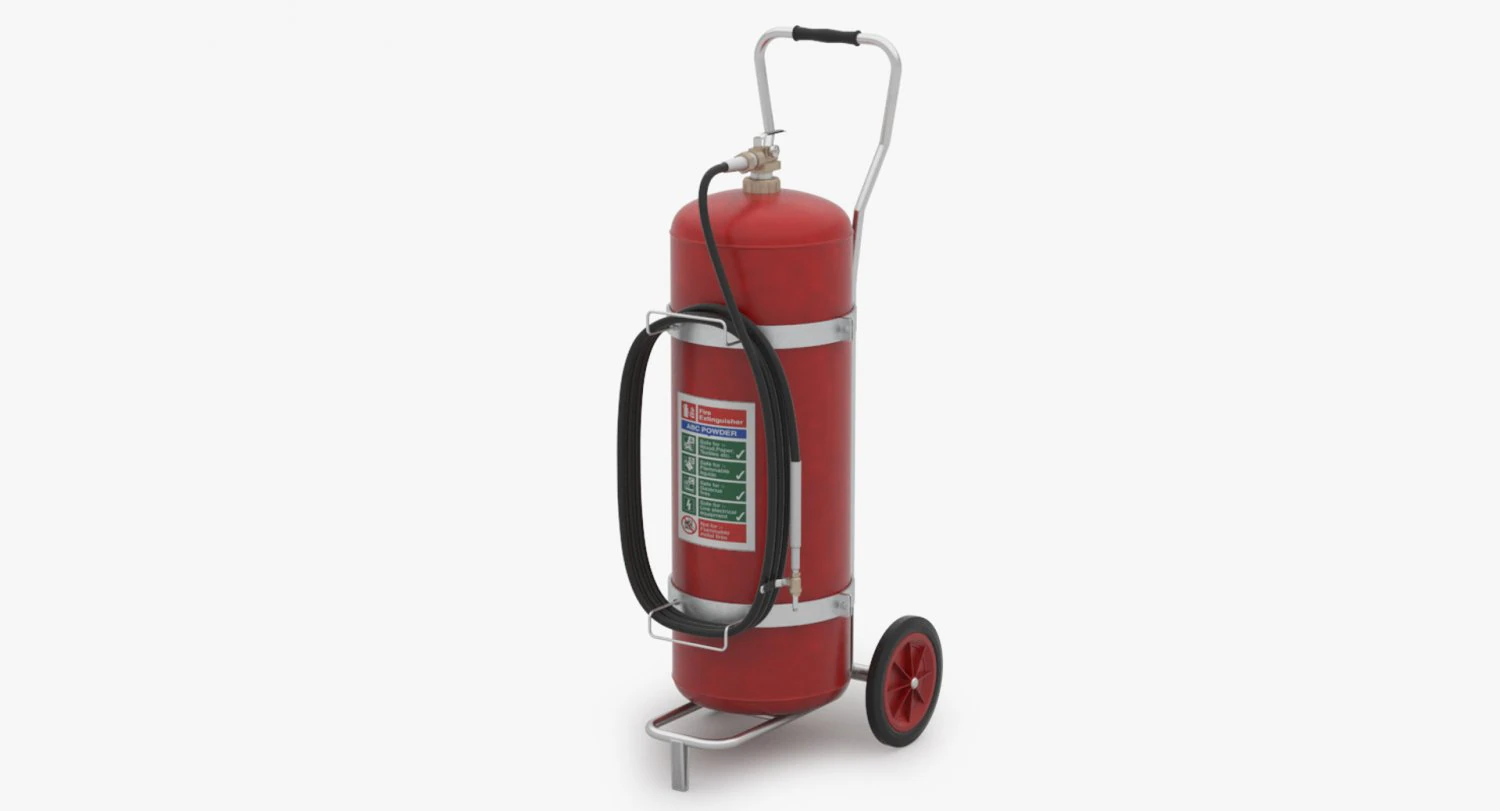 Fire Extinguisher 3D Model .c4d .max .obj .3ds .fbx .stl .blend 