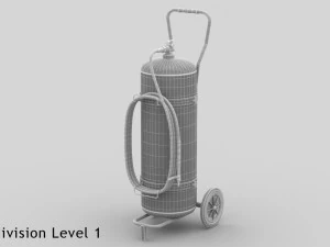 Fire Extinguisher 3D Model