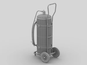 Fire Extinguisher 3D Model