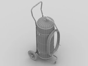 Fire Extinguisher 3D Model