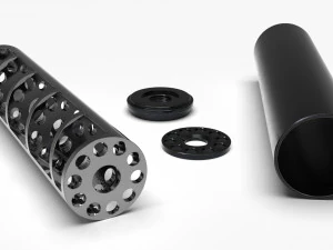 KRISS 4GSK Suppressor 3D Model