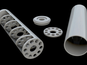 KRISS 4GSK Suppressor 3D Модель