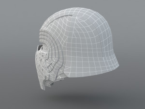Kylo Ren Helmet 3D 모델