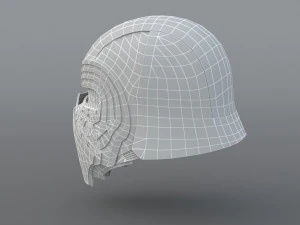 Kylo Ren Helmet 3D Model