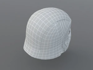 Kylo Ren Helmet 3D Model