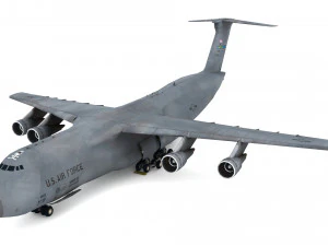 Lockheed C-5 Galassia Modello 3D