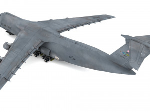 Lockheed C-5 Galaxy 3D मॉडल