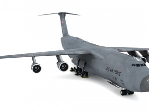 Lockheed C-5 Galaxy 3D मॉडल