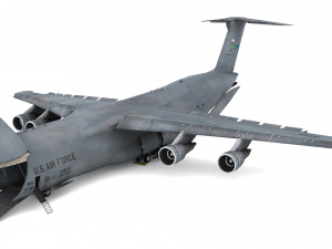 Lockheed C-5 Galaxy 3D मॉडल