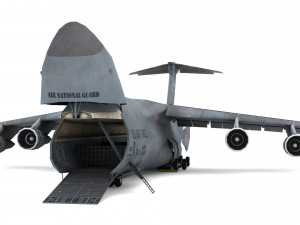 Lockheed C-5 Galaxy 3D मॉडल