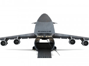 Lockheed C-5 Galaxy 3D मॉडल
