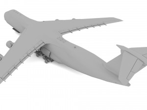 Lockheed C-5 Galaxy 3D मॉडल