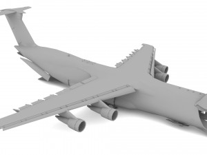 Lockheed C-5 Galaxy 3D मॉडल