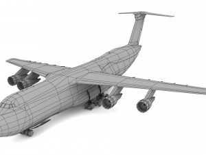 Lockheed C-5 Galaxy 3D मॉडल