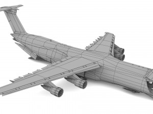 Lockheed C-5 Galaxy 3D मॉडल