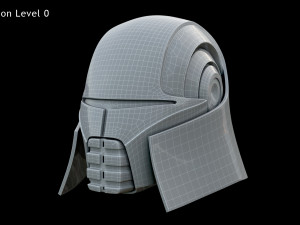 Lord Starkiller Helmet Modello 3D