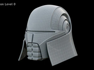 Lord Starkiller Helmet 3D Model