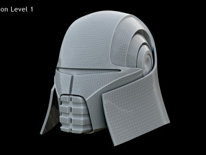 Lord Starkiller Helmet Modello 3D