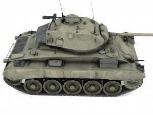 M24 Chaffee Modèle 3D