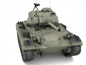 M24 Chaffee Modèle 3D
