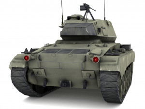M24 Chaffee Modèle 3D