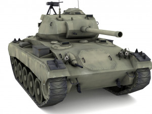 M24 Chaffee Modèle 3D