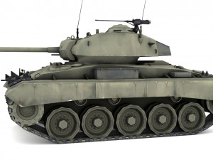 M24 Chaffee Modèle 3D