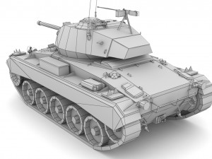 M24 Chaffee Modèle 3D