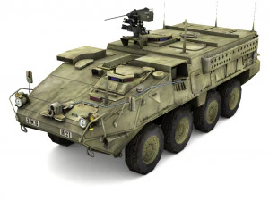 M1126 Stryker IVC 3D Model