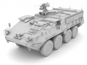 M1126 Stryker IVC Modello 3D