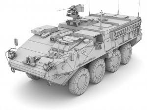 M1126 Stryker IVC Modello 3D