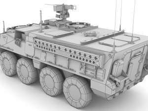 M1126 Stryker IVC Modello 3D