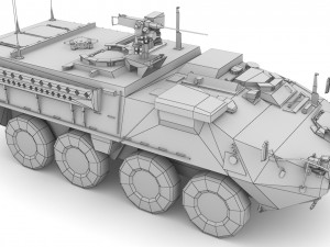 M1126 Stryker IVC Modello 3D
