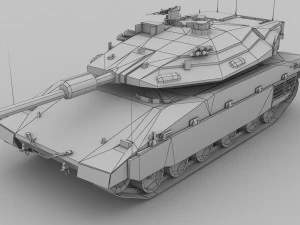 Merkava MK IV 3D Model