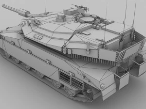 Merkava MK IV 3D Model